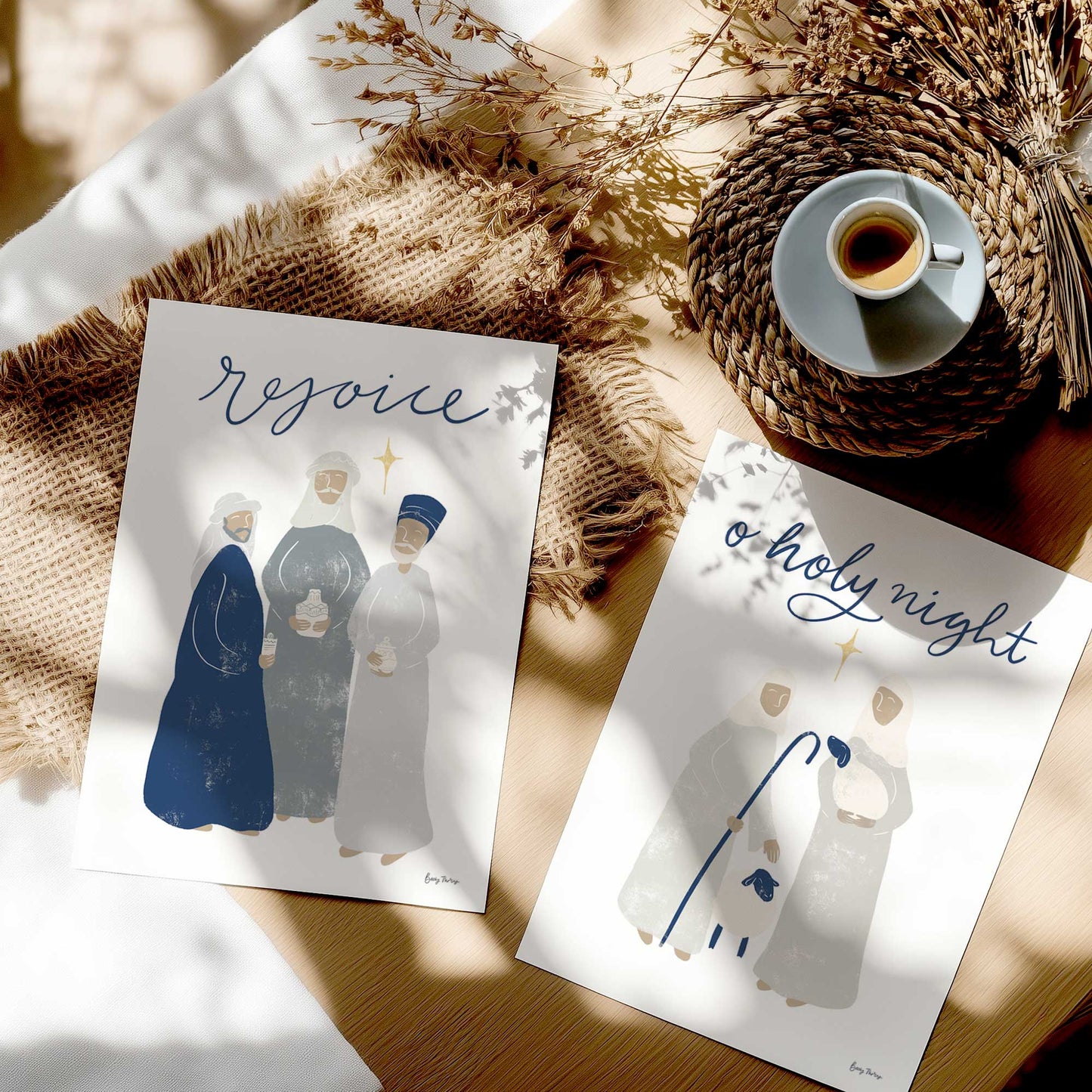 [color:Rolled Print], Picture in a room