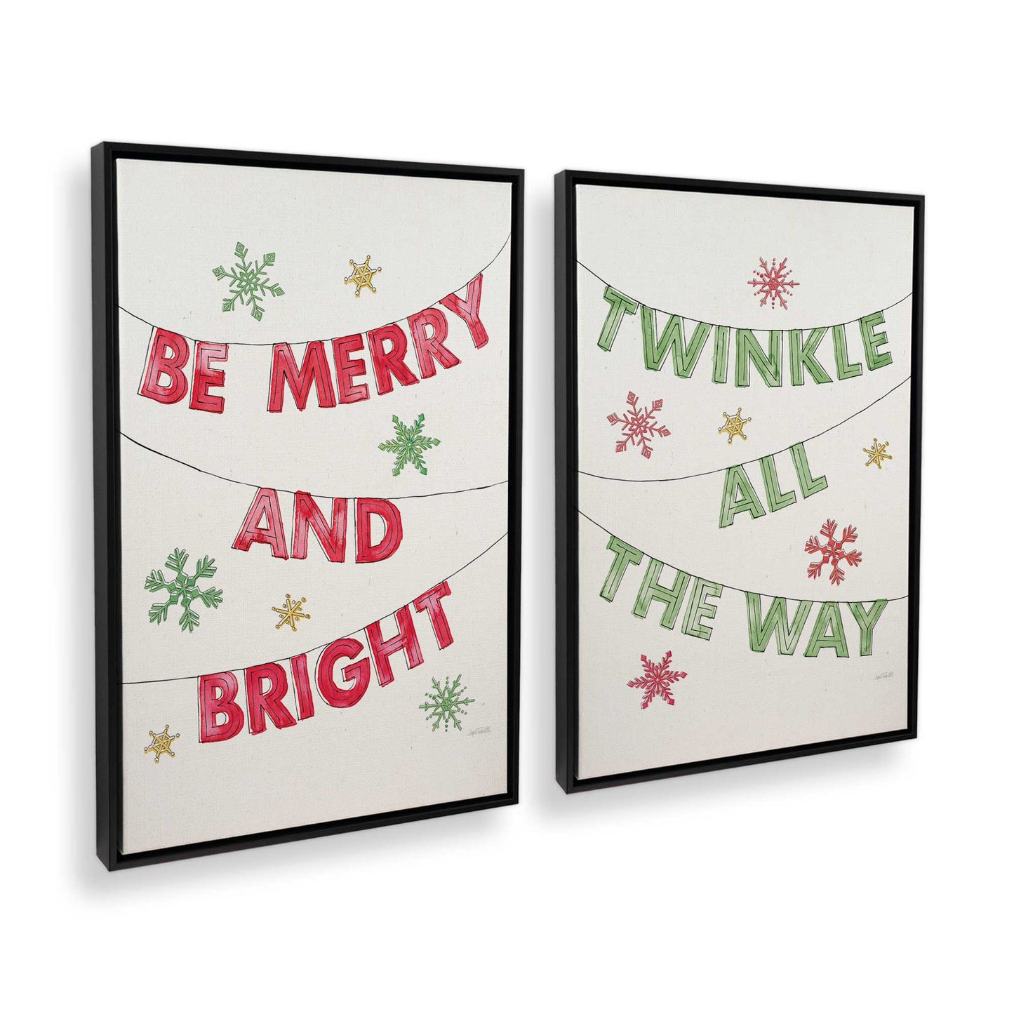 [Color:Satin Black], Picture of art in a Satin Black frame at an angle