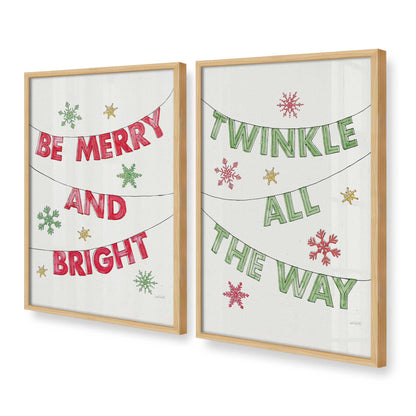 [Color:American Maple], Picture of art in a American Maple frame at an angle