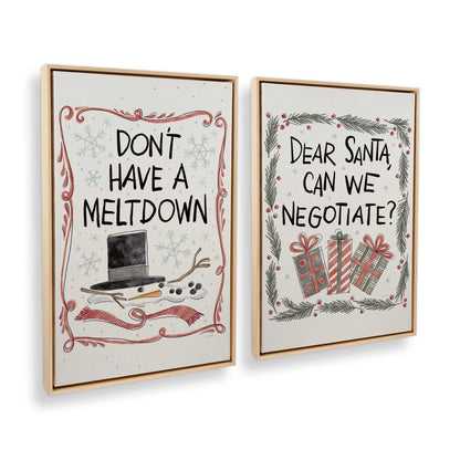 [Color:American Maple], Picture of art in a American Maple frame at an angle