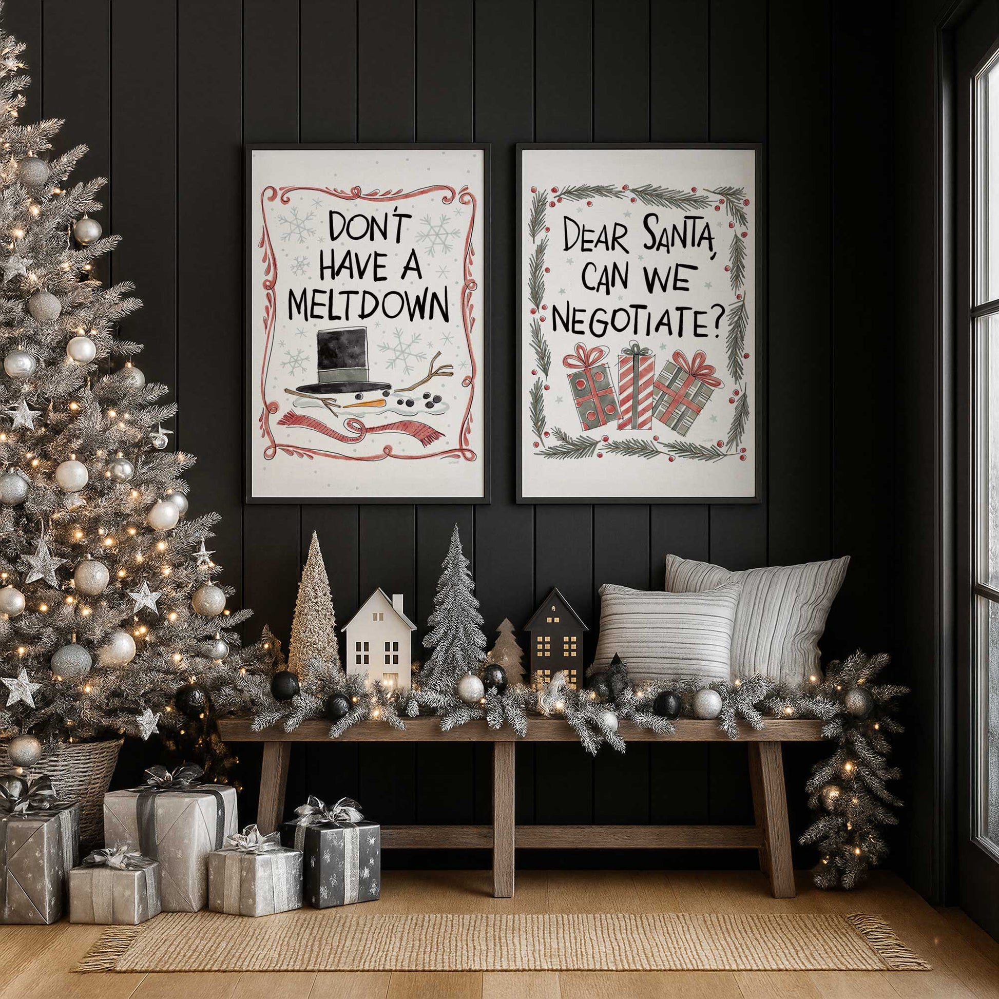 [Color:Satin Black], Picture of art in a Satin Black frame