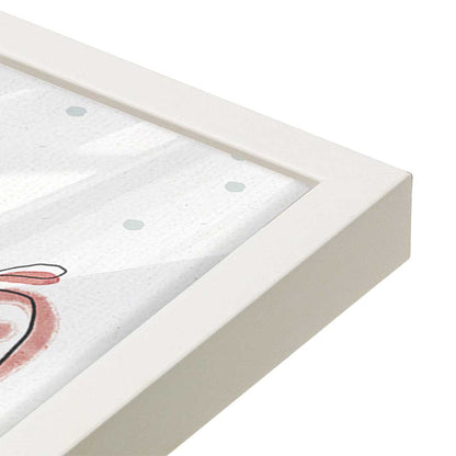 [Color:Opaque White], Picture of art in a Opaque White frame of the corner