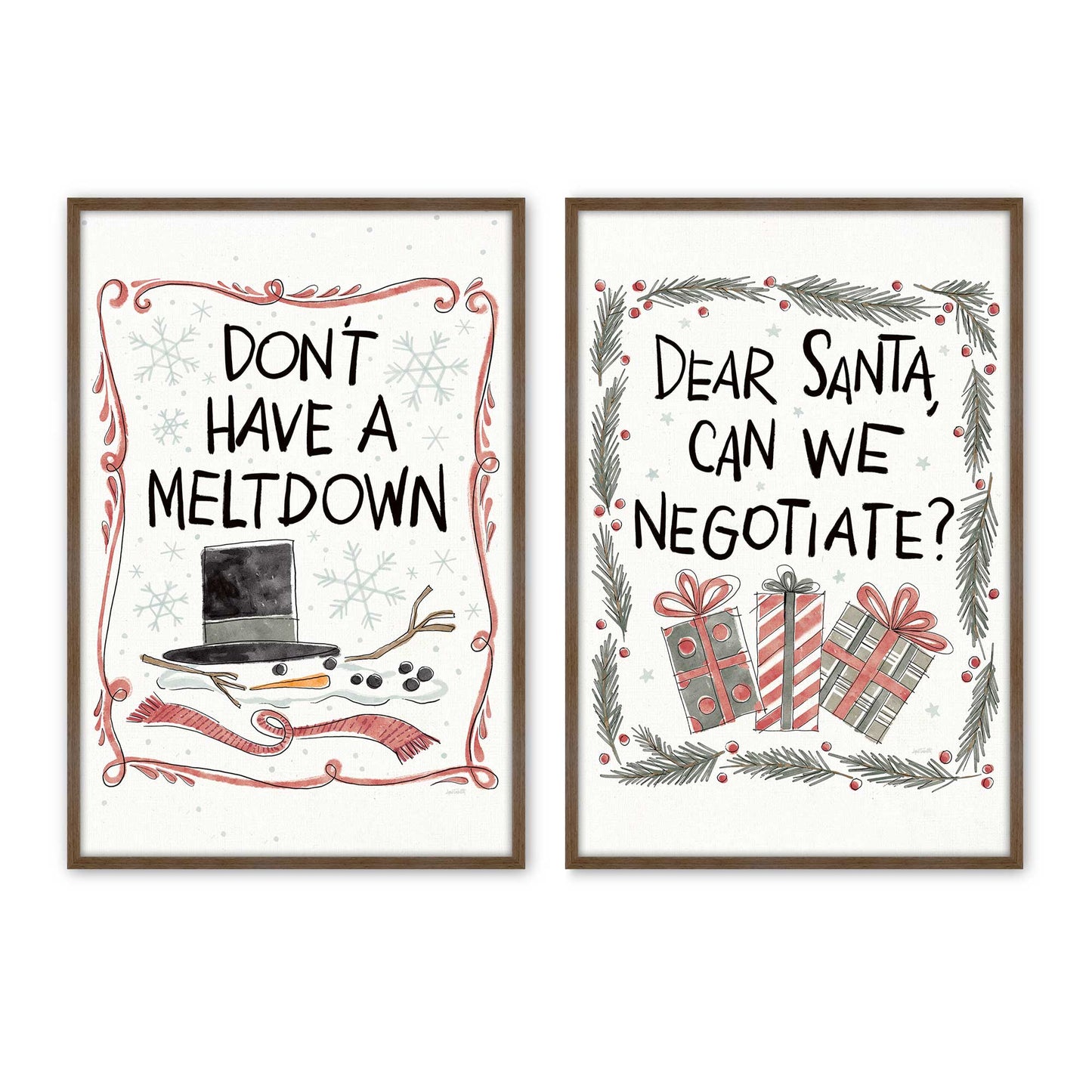 [Color:Walnut], Picture of art in a Walnut frame