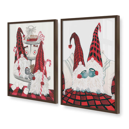 [Color:Belvinder Brown], Picture of art in a Belvinder Brown frame at an angle