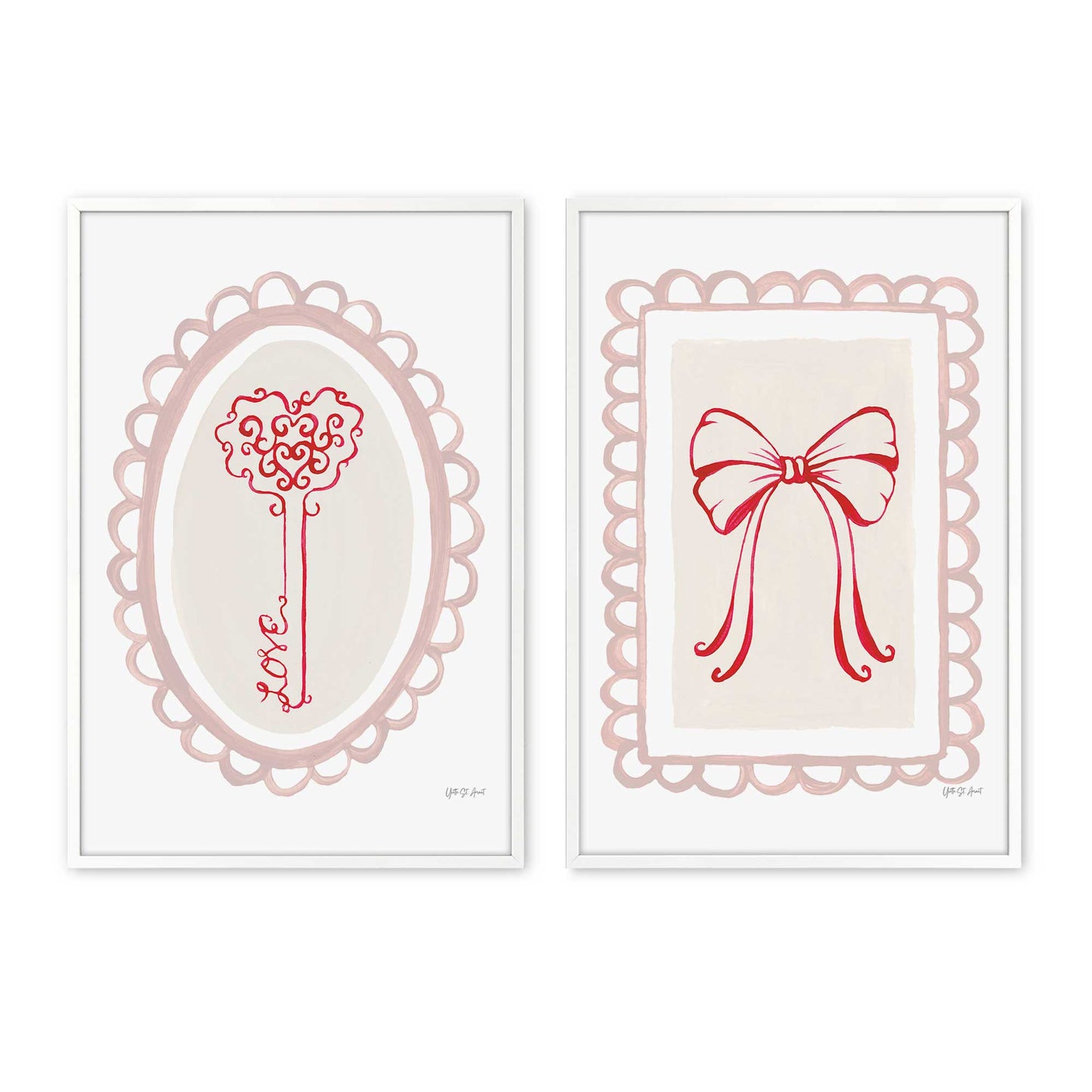 [Color:Opaque White], Picture of art in a Opaque White frame