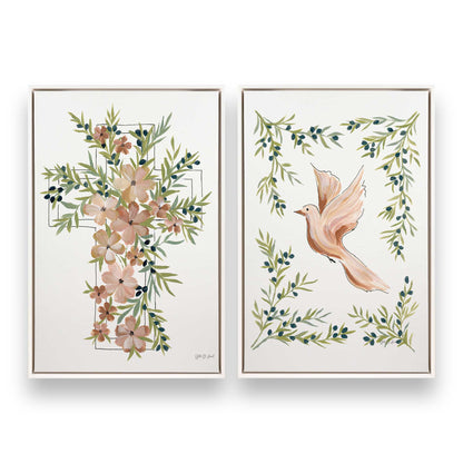 [Color:Opaque White], Picture of art in a White frame