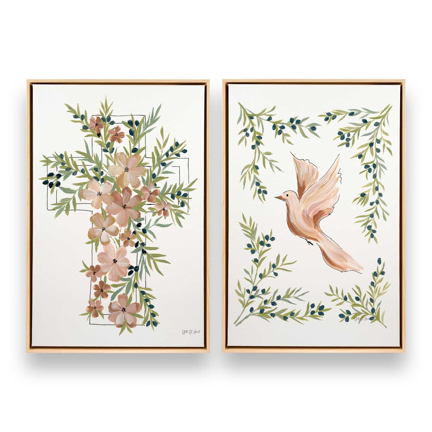 [Color:American Maple], Picture of art in a American Maple frame