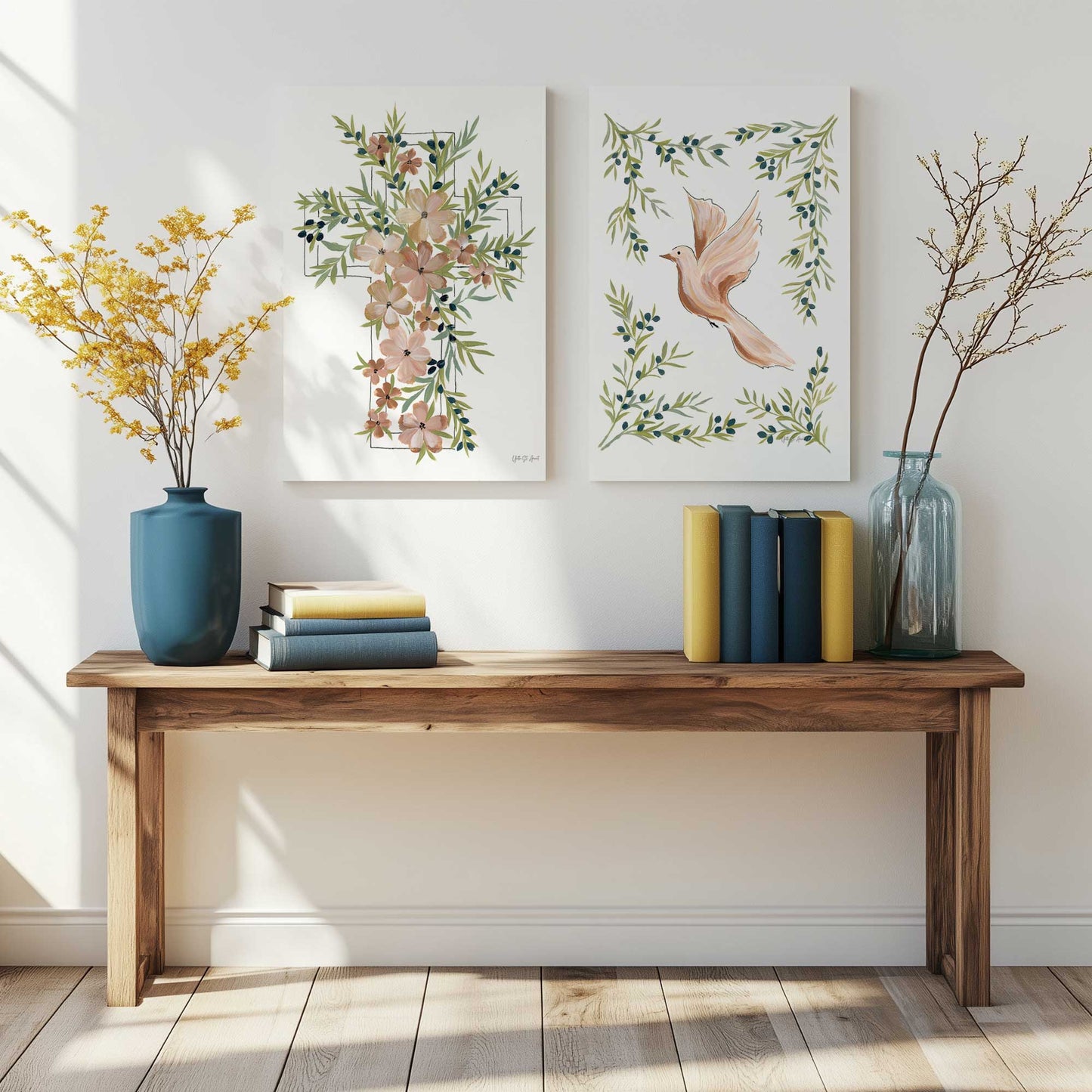 [Color:American Maple], Picture of art in a American Maple frame