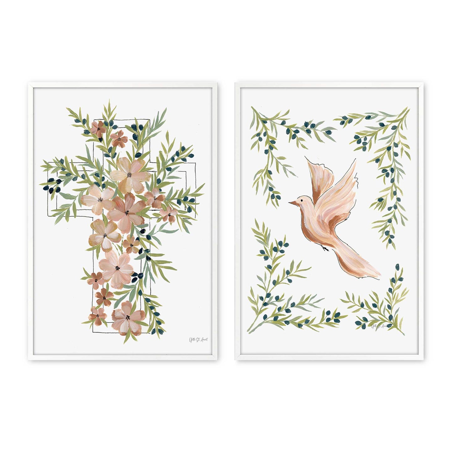 [Color:Opaque White], Picture of art in a Opaque White frame