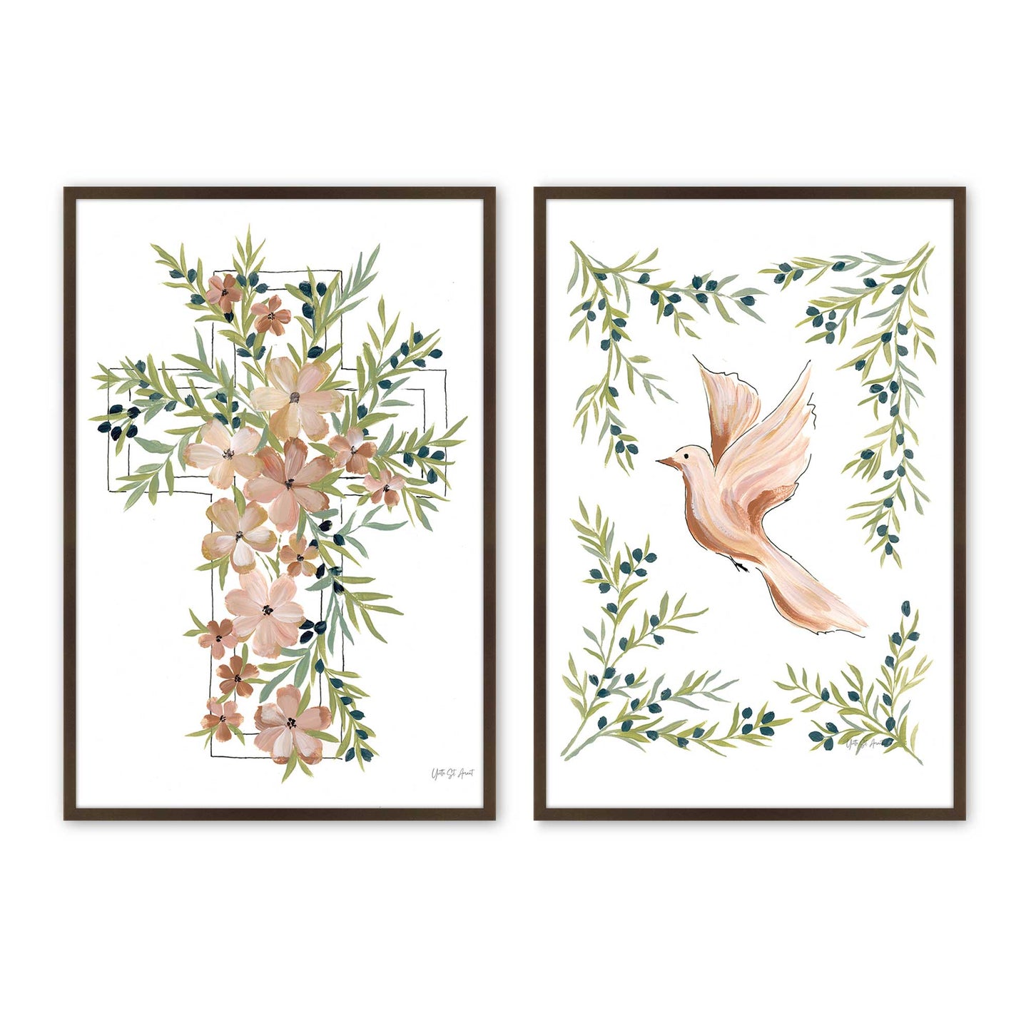 [Color:Belvinder Brown], Picture of art in a Belvinder Brown frame