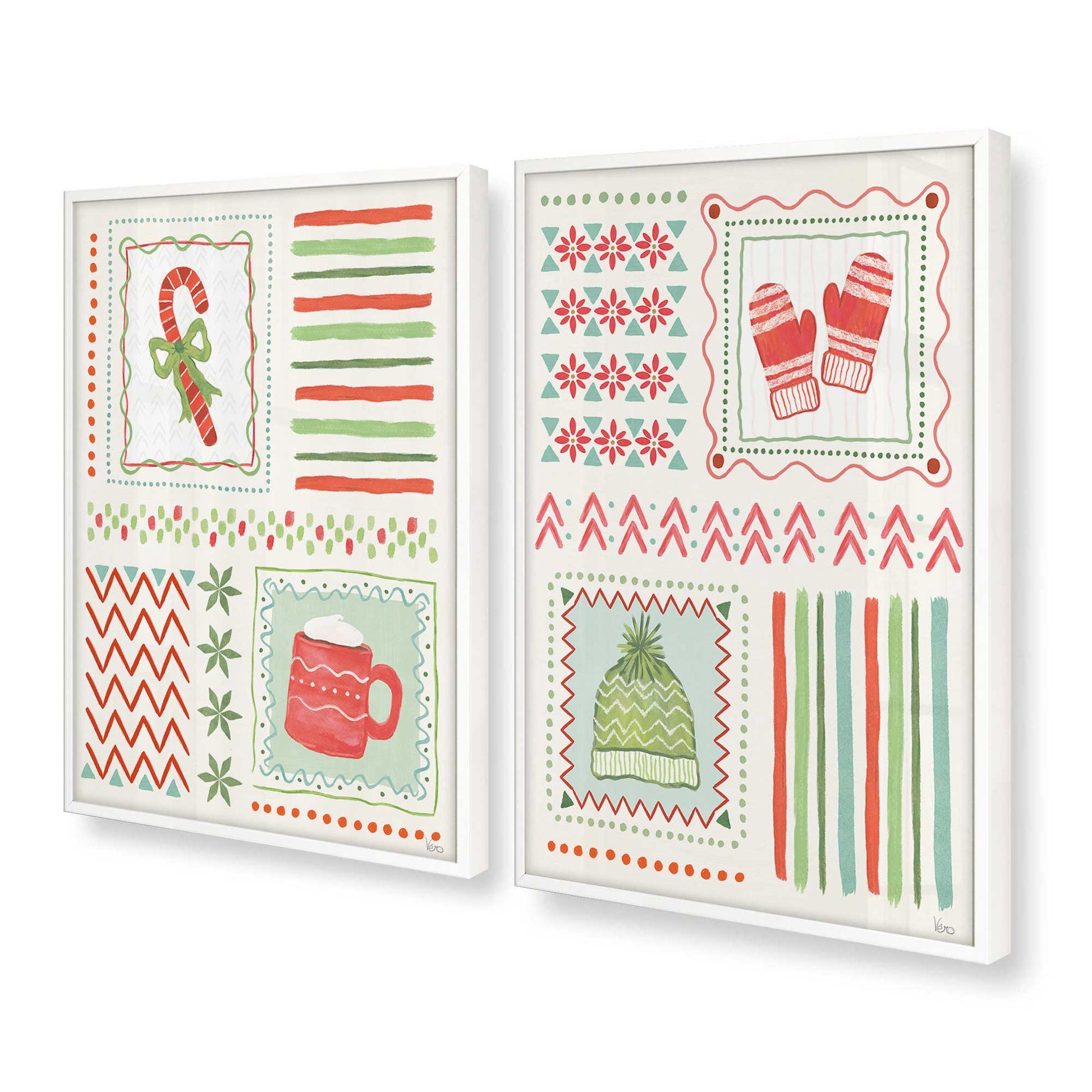 [Color:Opaque White], Picture of art in a Opaque White frame at an angle
