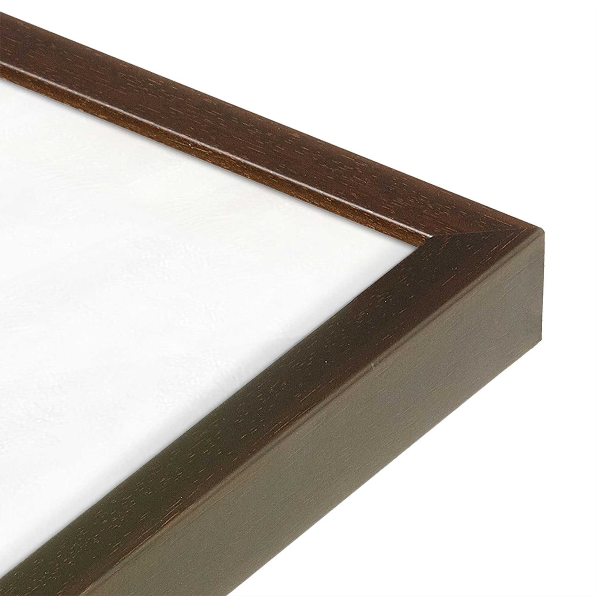 [Color:Belvinder Brown], Picture of art in a Belvinder Brown frame of the corner