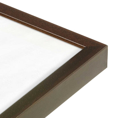 [Color:Belvinder Brown], Picture of art in a Belvinder Brown frame of the corner