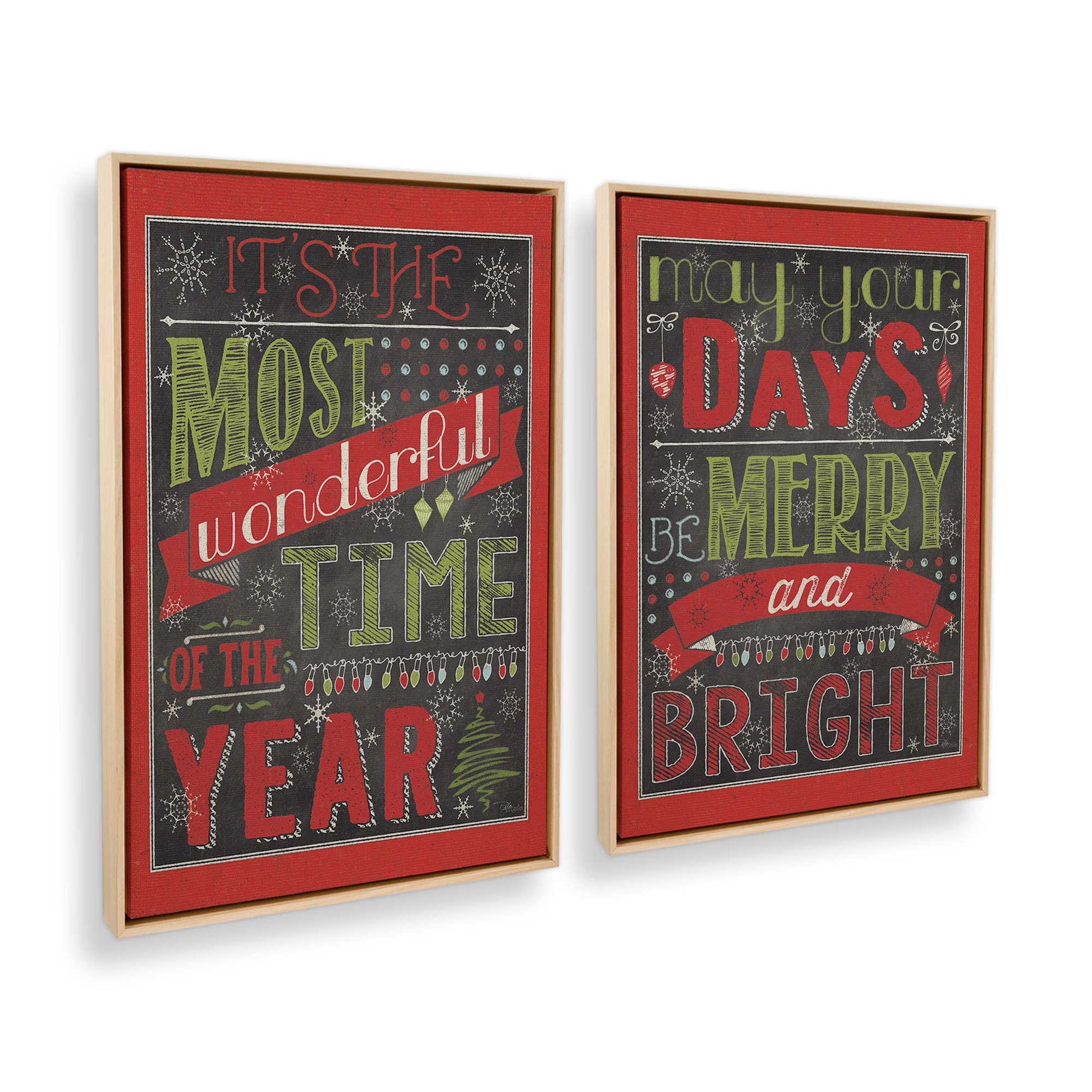 [Color:American Maple], Picture of art in a American Maple frame at an angle
