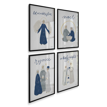[Color:Satin Black], Picture of art in a Satin Black frame at an angle