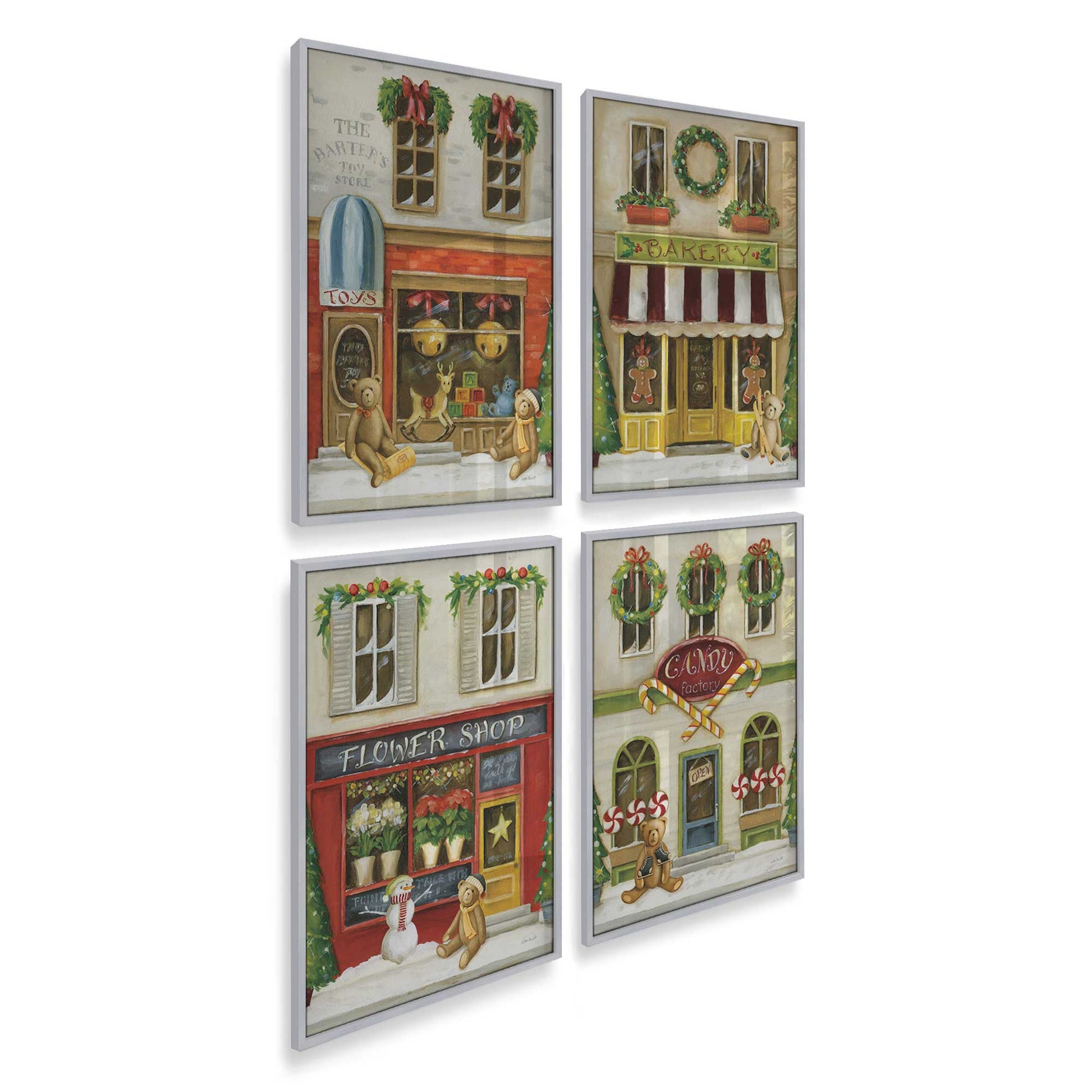 [Color:Polished Chrome], Picture of art in a Polished Chrome frame of the corner