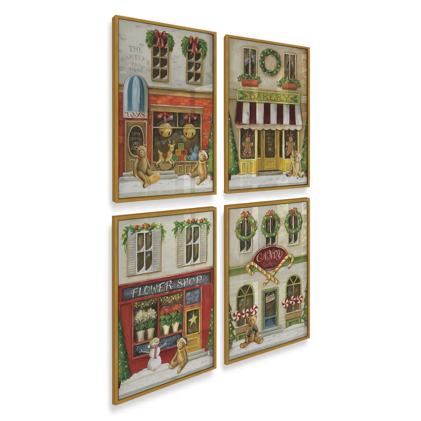 [Color:Polished Gold], Picture of art in a Polished Gold frame of the corner