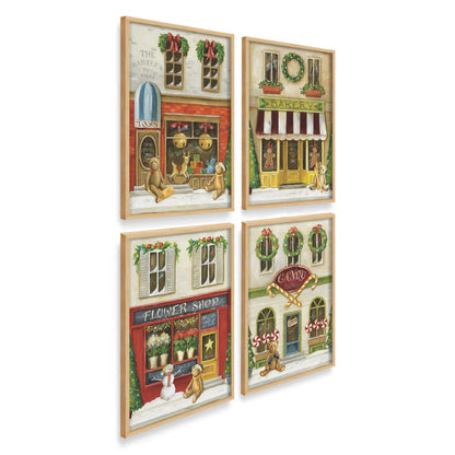 [Color:American Maple], Picture of art in an American Maple frame at an angle