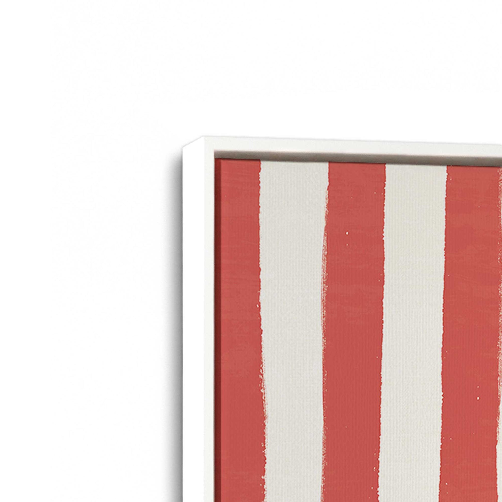 [Color:Opaque White], Picture of art in a White frame at an angle