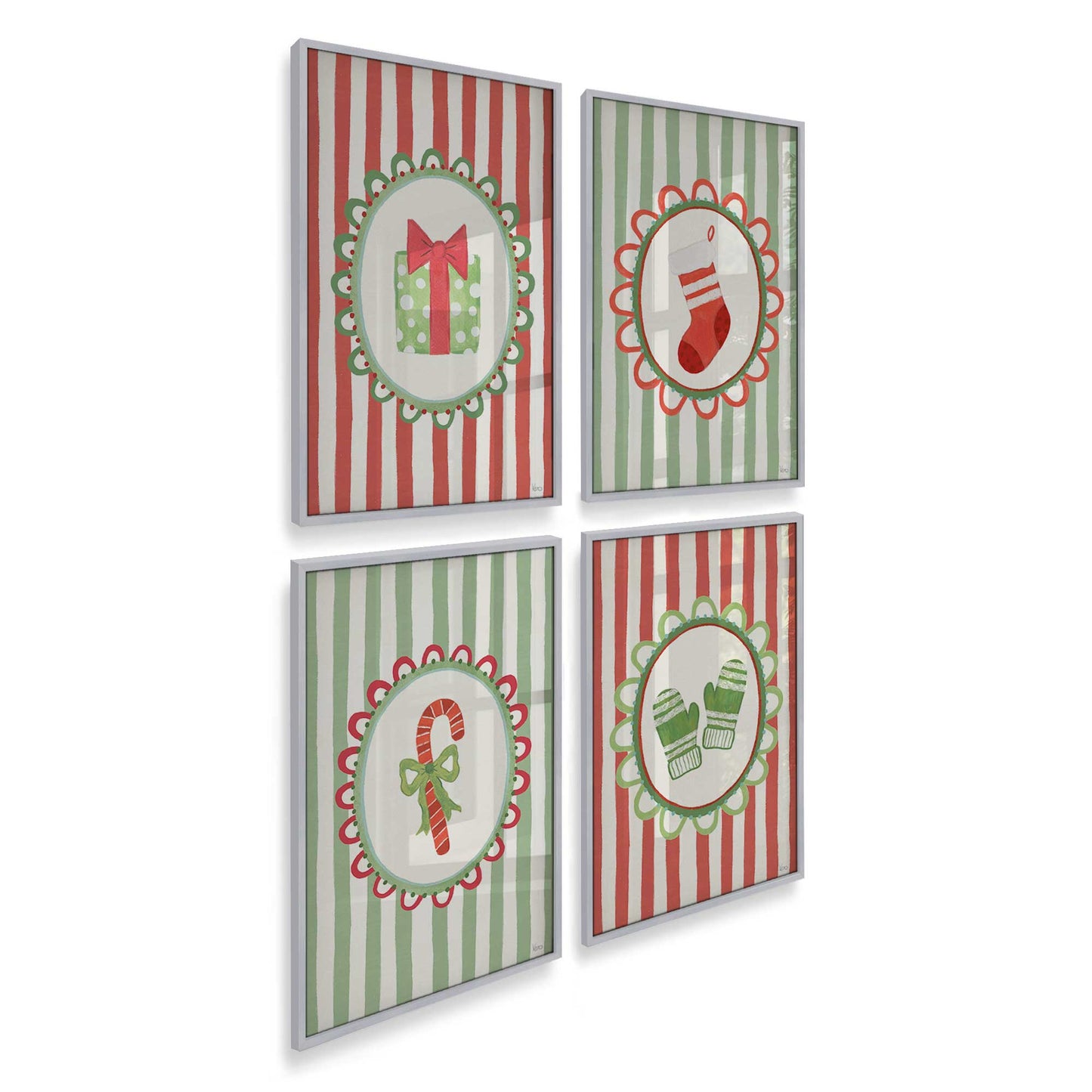 [Color:Polished Chrome], Picture of art in a Polished Chrome frame of the corner