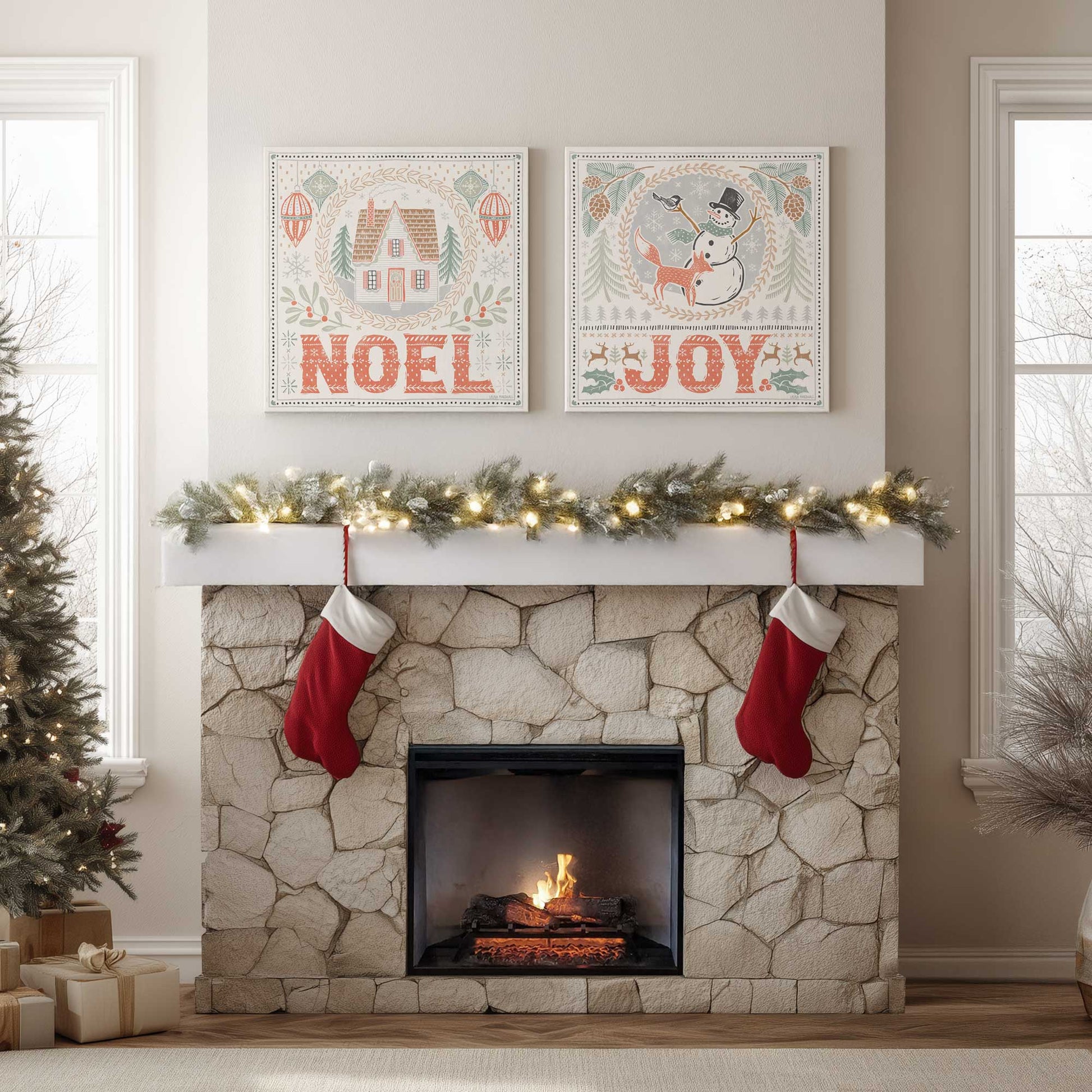 [Color:Walnut], Picture of art in a Walnut frame