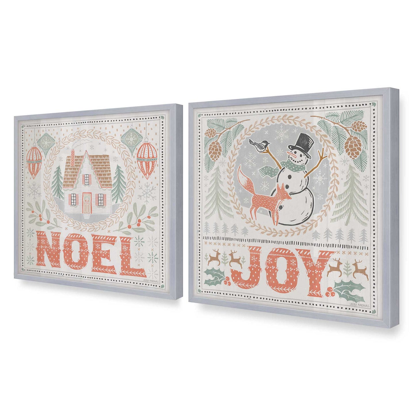 [Color:Polished Chrome], Picture of art in a Polished Chrome frame of the corner