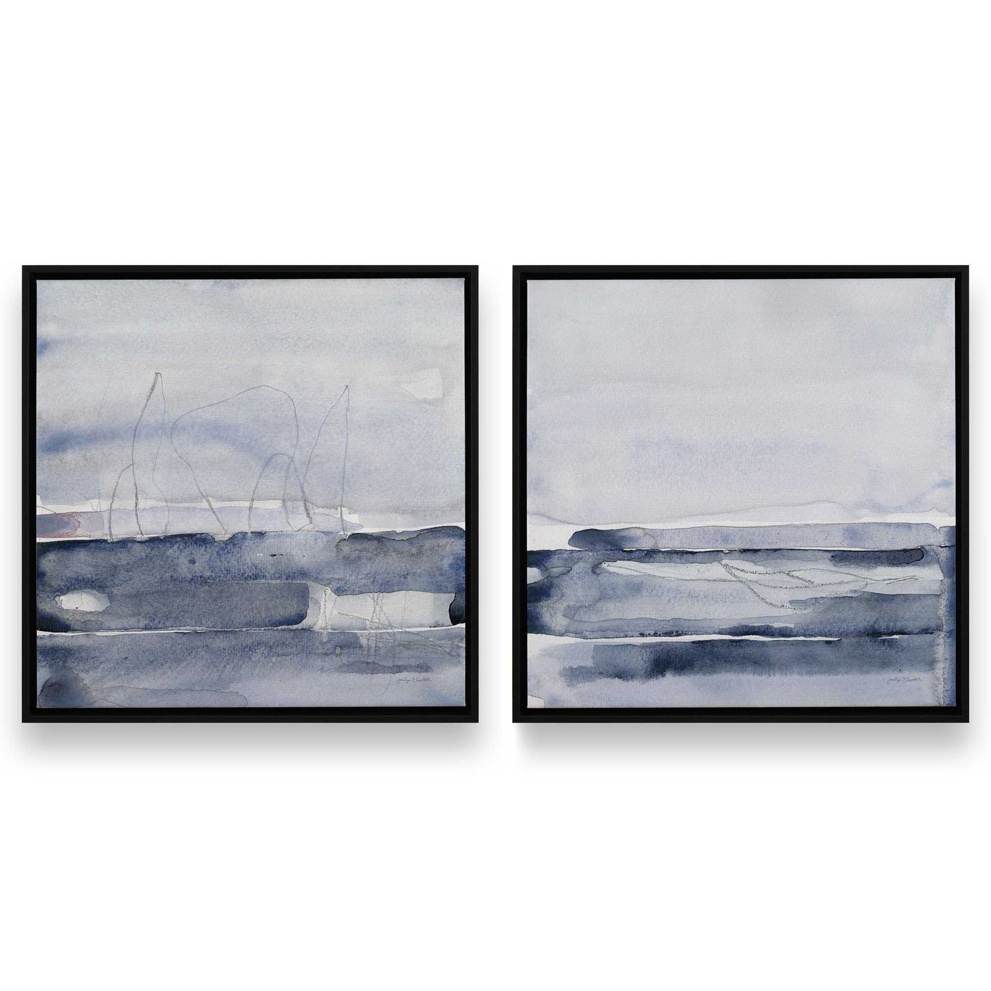 [Color:Satin Black], Picture of art in a Satin Black frame