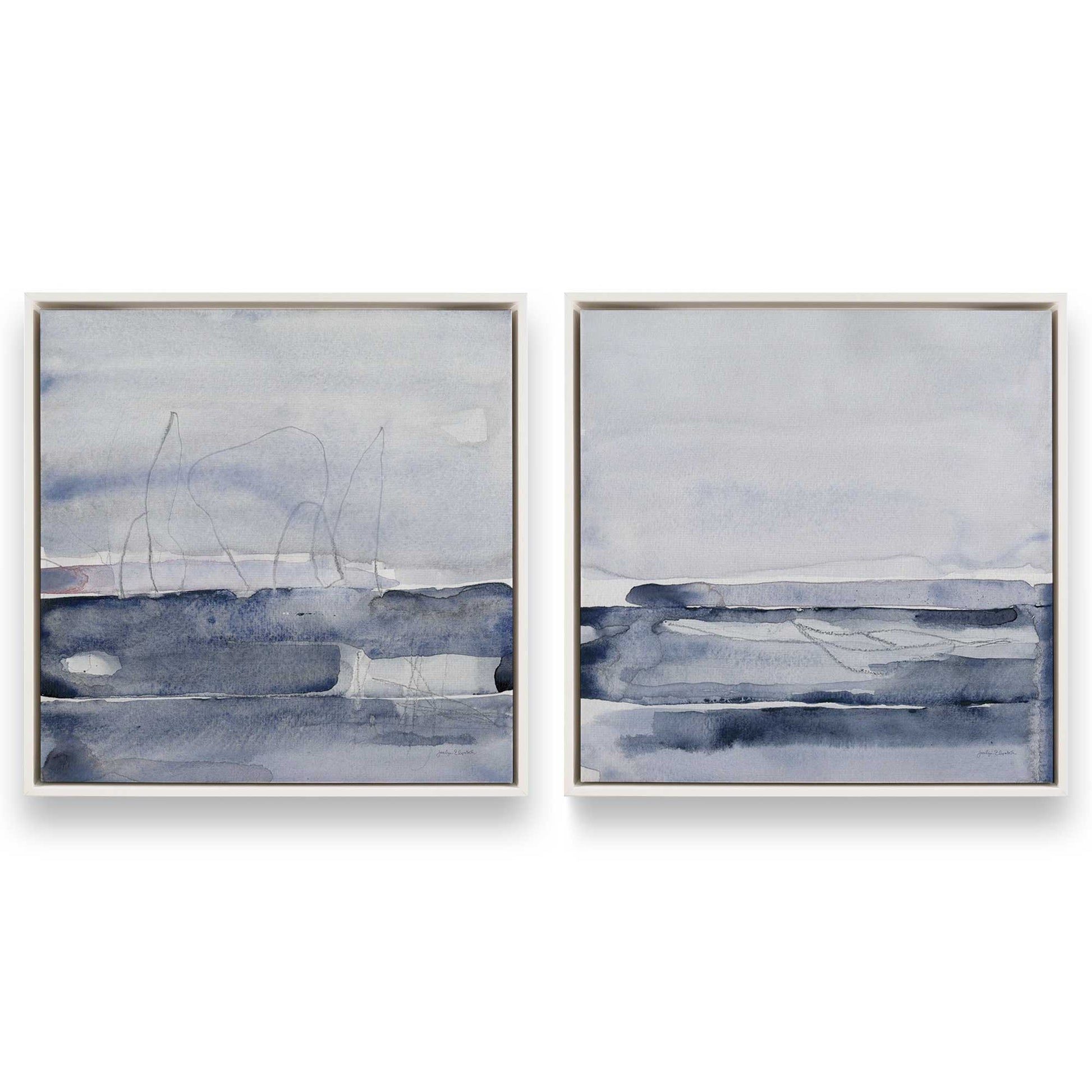 [Color:Opaque White], Picture of art in a White frame