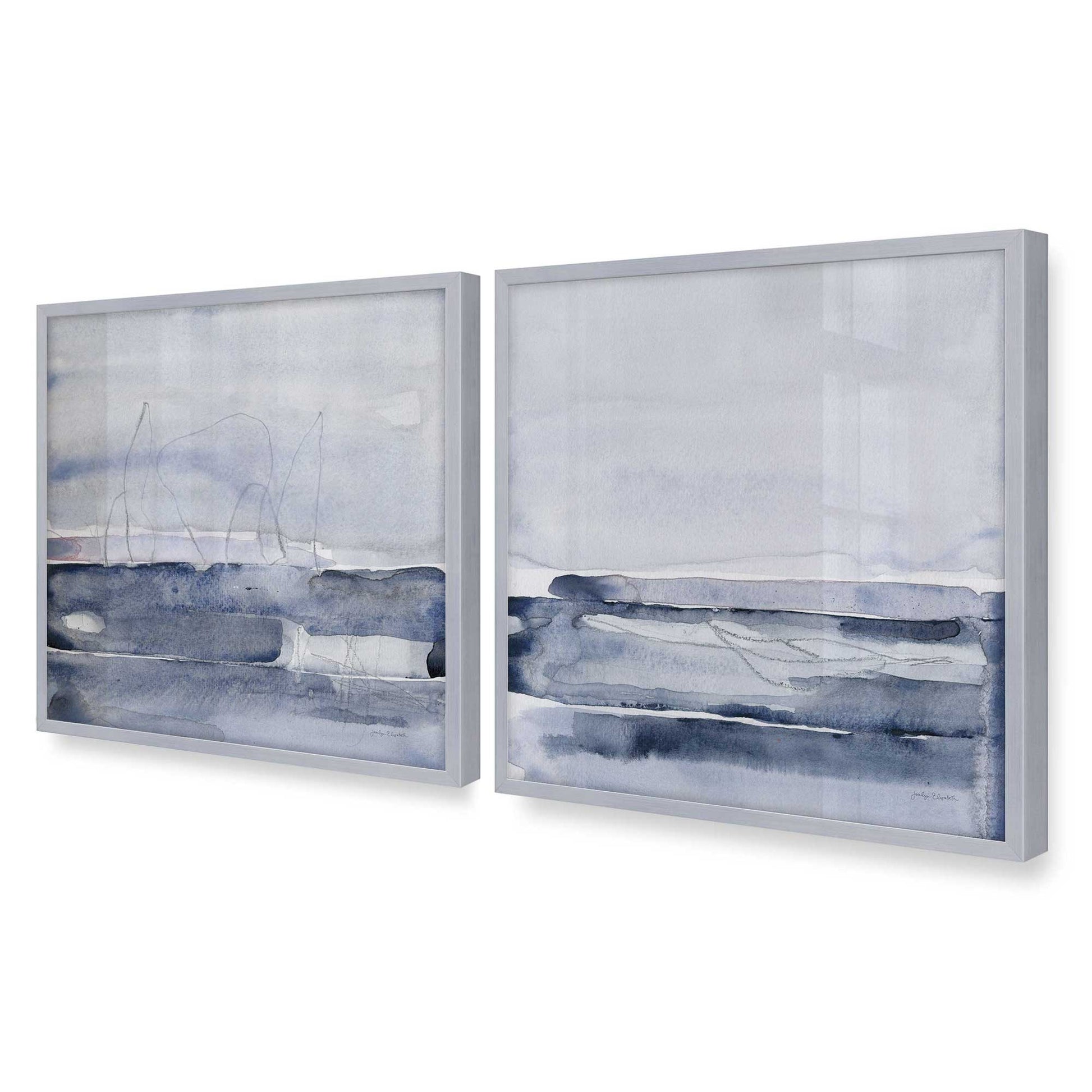 [Color:Polished Chrome], Picture of art in a Polished Chrome frame of the corner