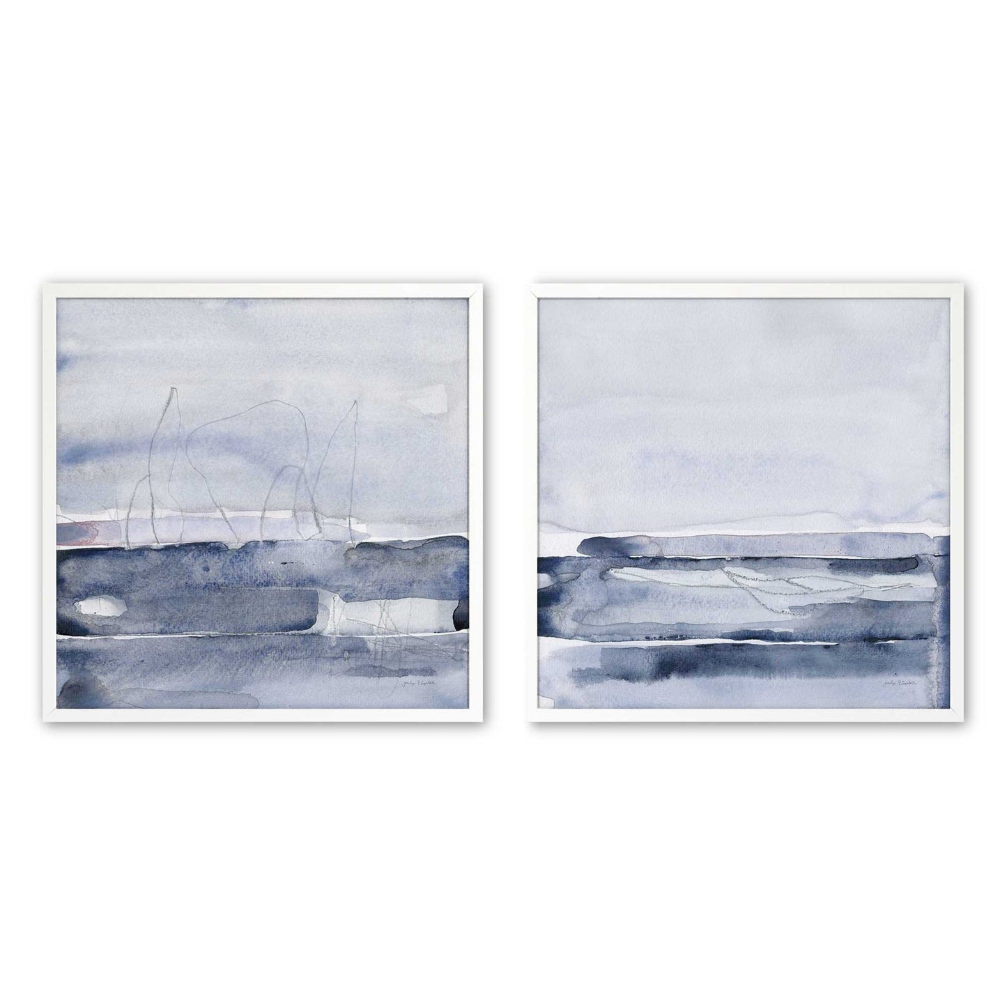 [Color:Opaque White], Picture of art in an Opaque White frame