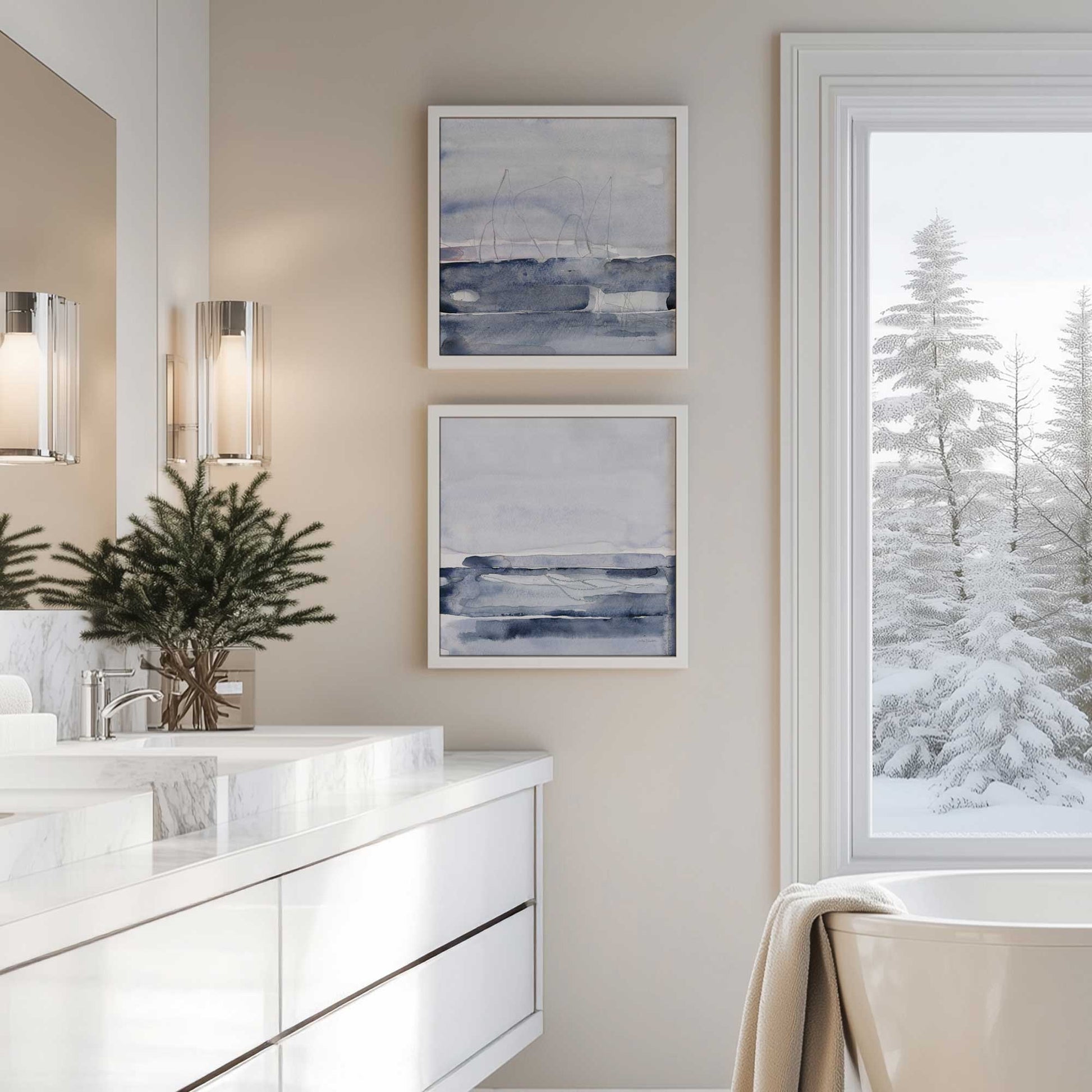 [Color:American Maple], Picture of art in an American Maple frame