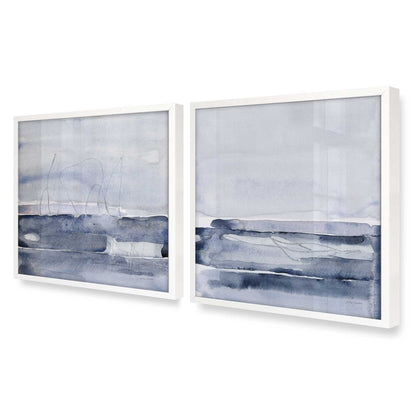 [Color:Opaque White], Picture of art in an Opaque White frame at an angle