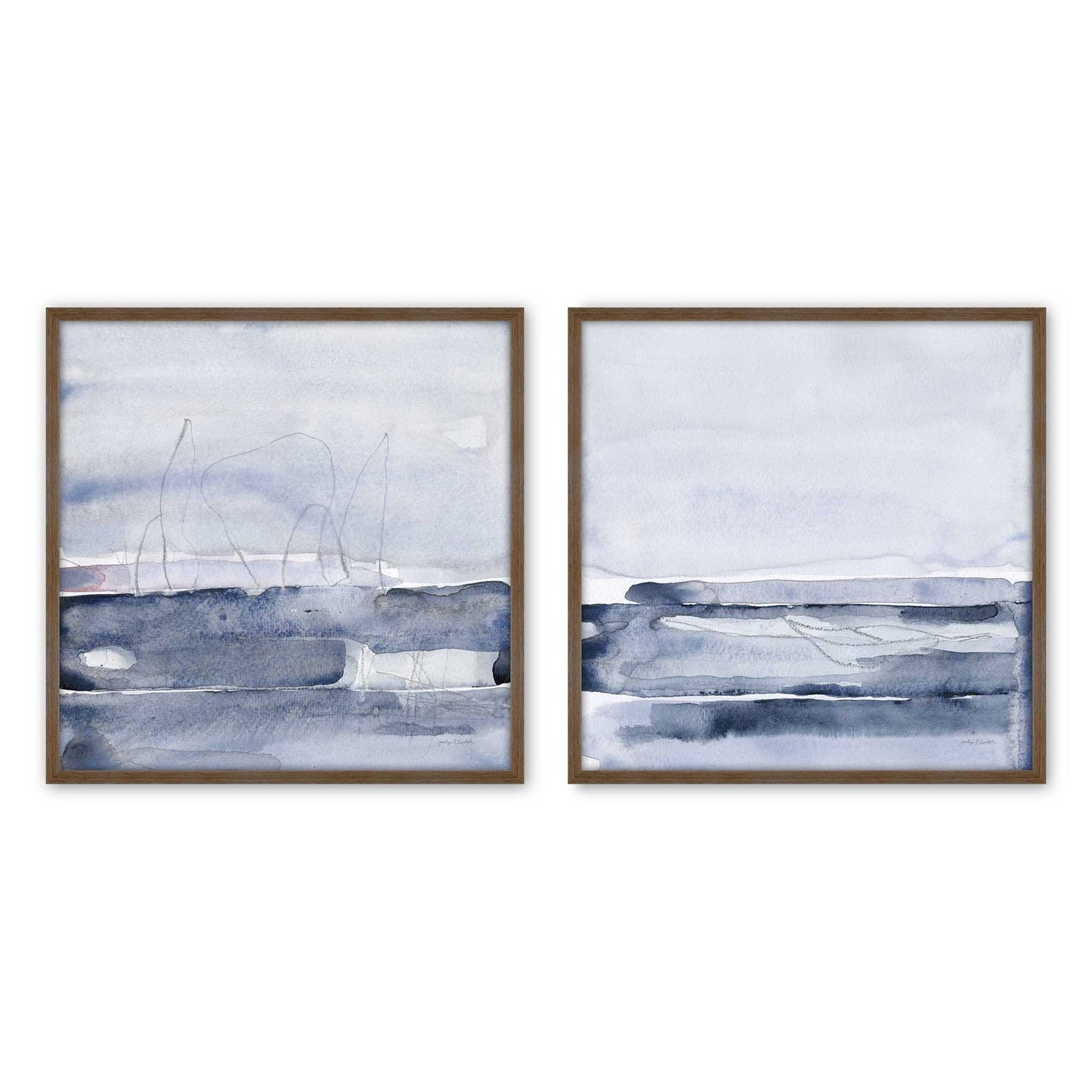 [Color:Walnut], Picture of art in a Walnut frame