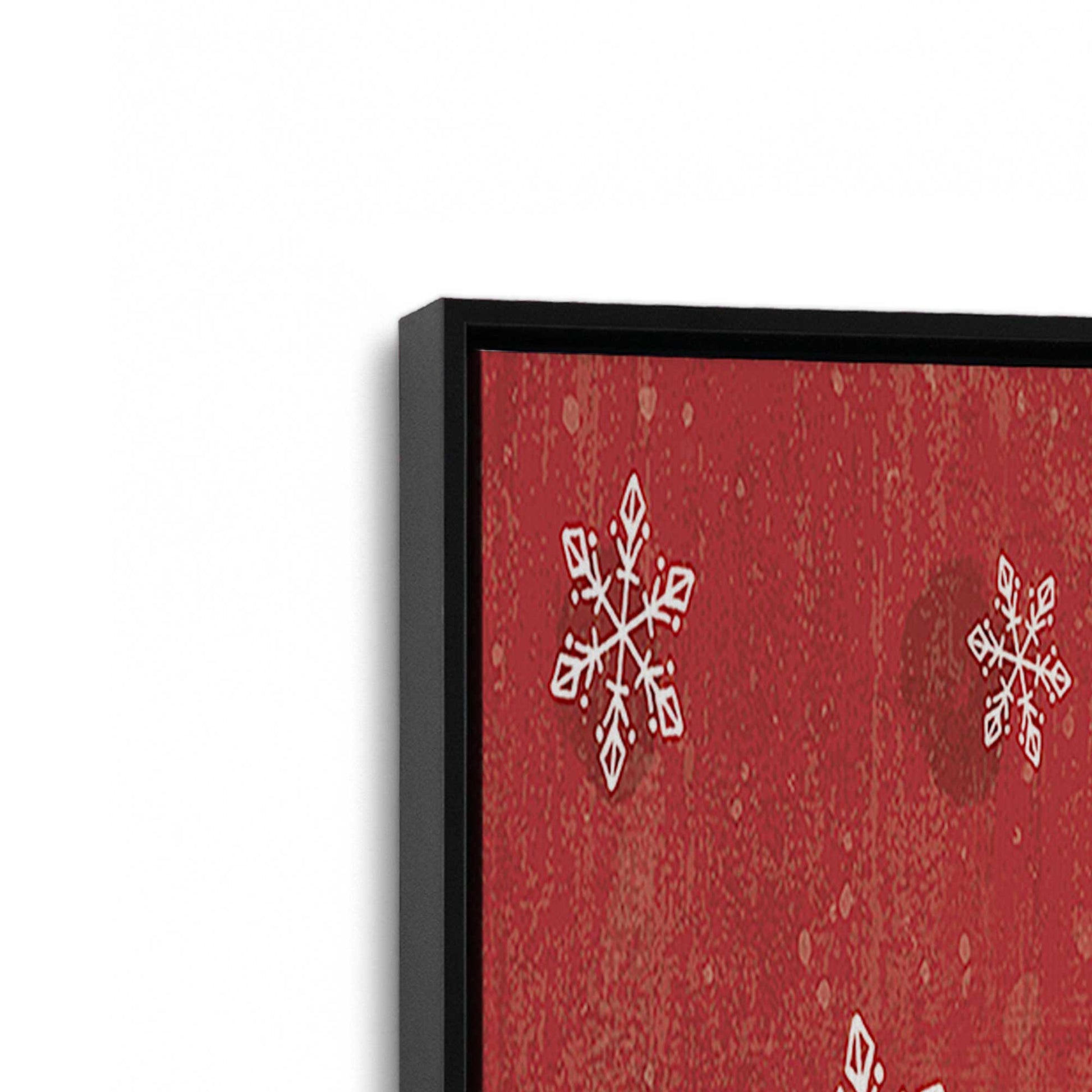 [Color:Satin Black], Picture of art in a Satin Black frame at an angle