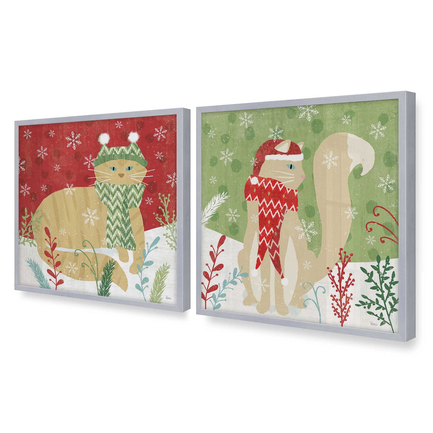 [Color:Polished Chrome], Picture of art in a Polished Chrome frame of the corner