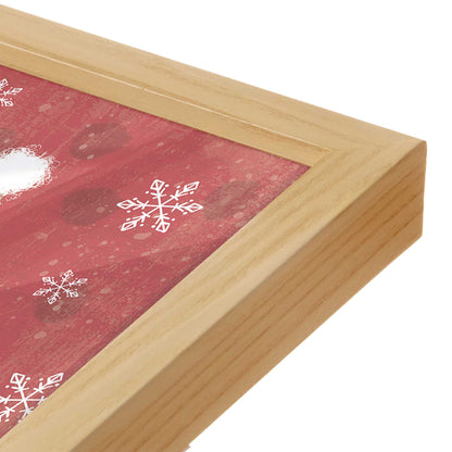 [Color:American Maple], Picture of art in an American Maple frame of the corner