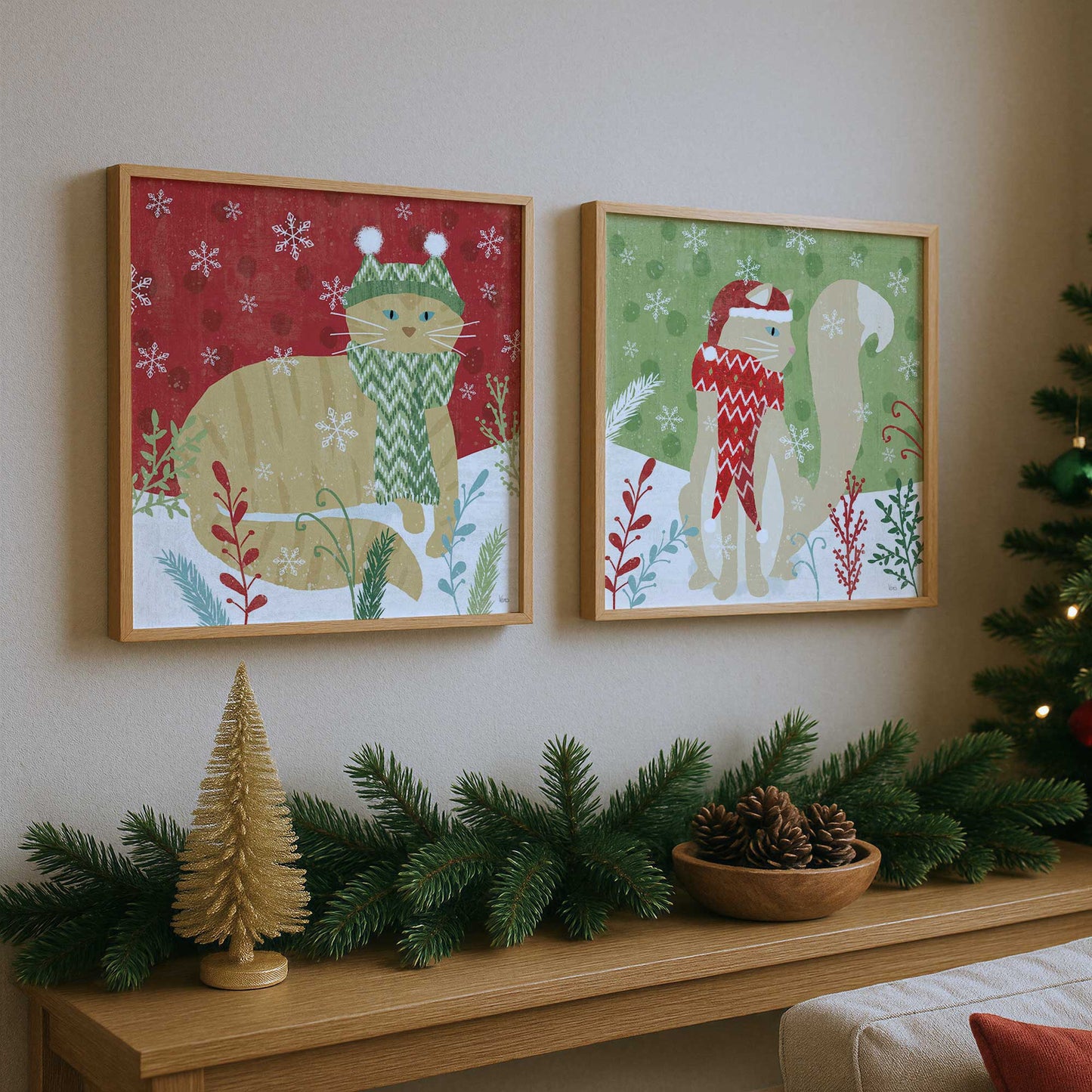 [Color:Belvinder Brown], Picture of art in a Belvinder Brown frame