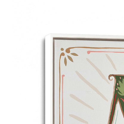 [Color:Opaque White], Picture of art in a White frame at an angle