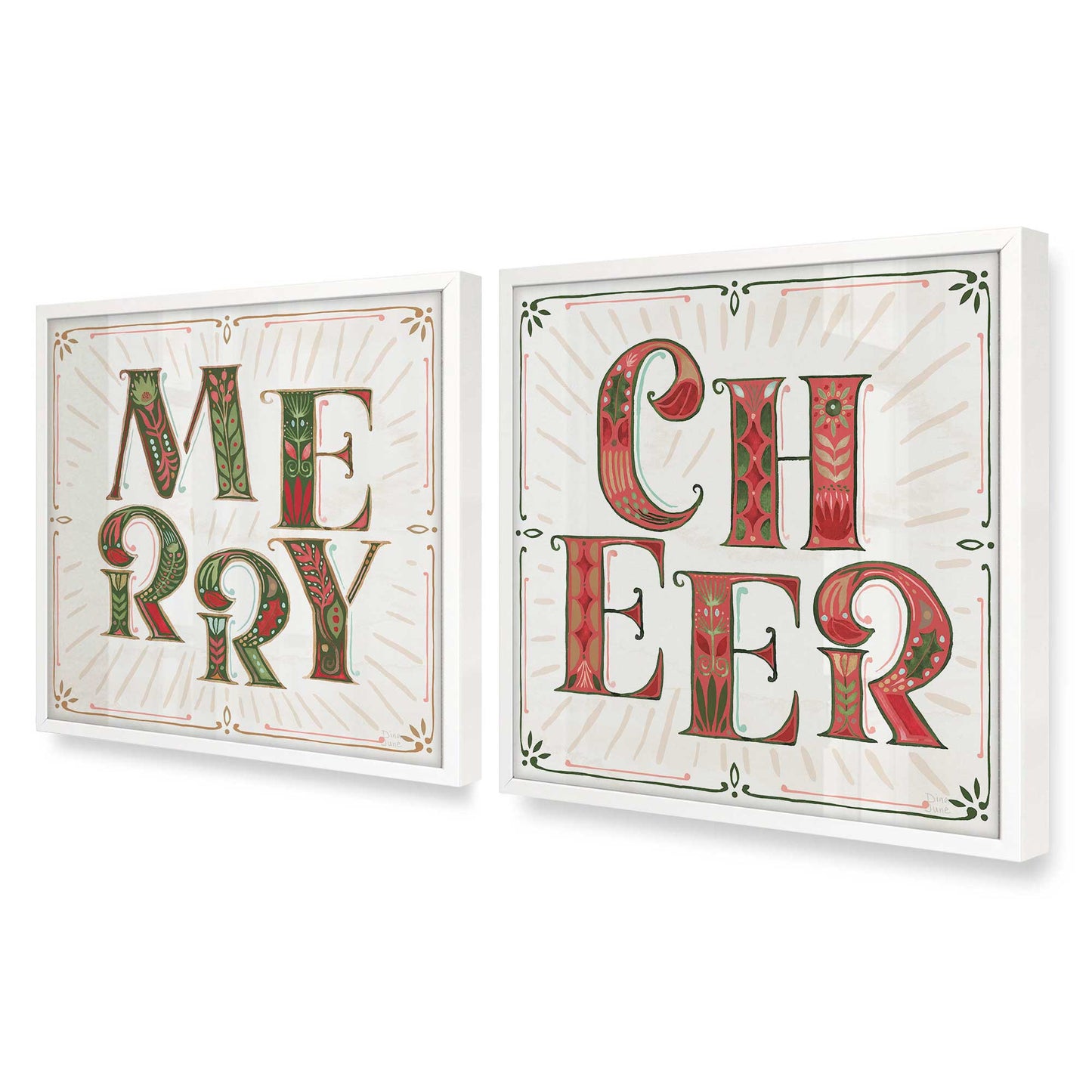 [Color:Opaque White], Picture of art in an Opaque White frame at an angle