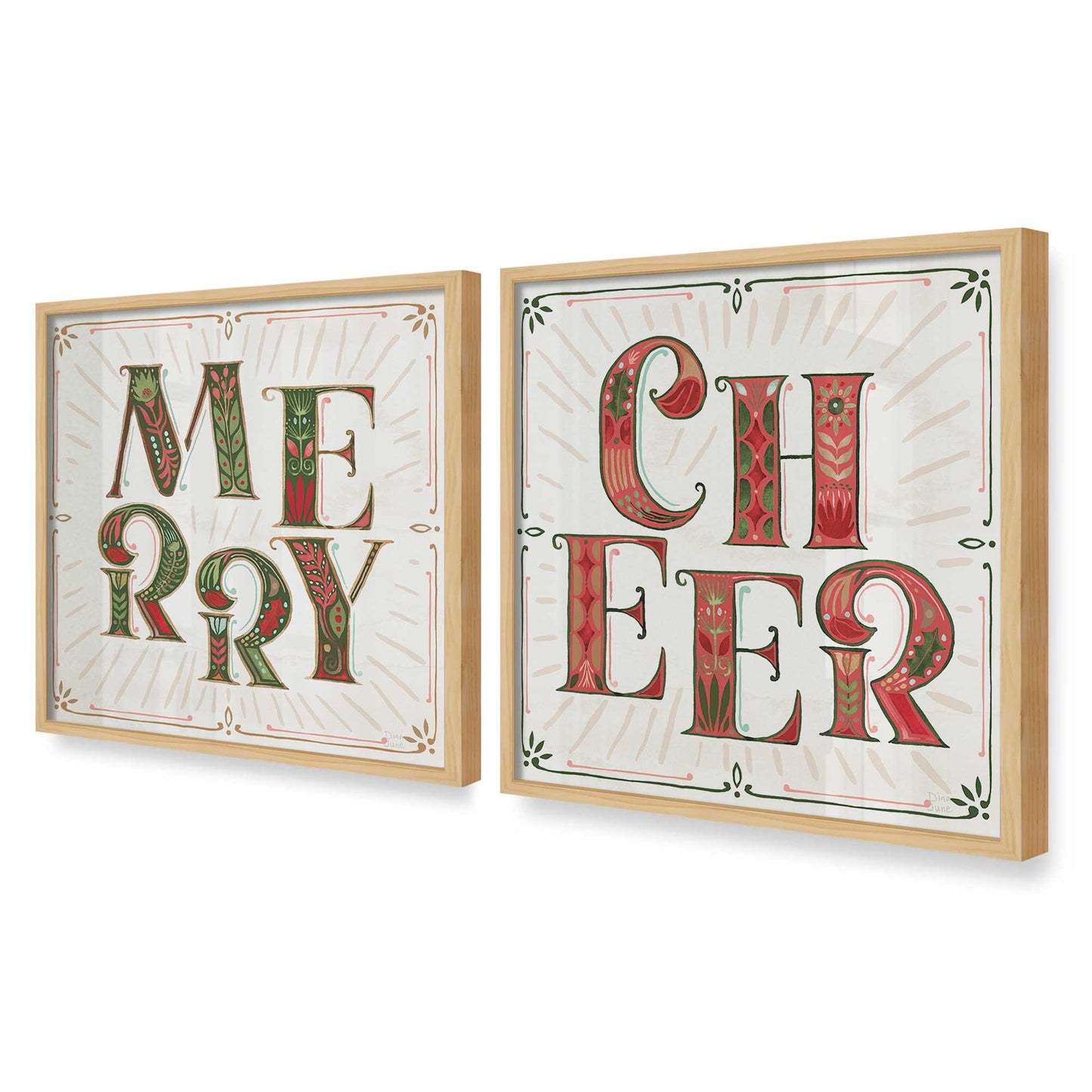 [Color:American Maple], Picture of art in an American Maple frame at an angle