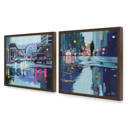 [Color:Belvinder Brown], Picture of art in a Belvinder Brown frame at an angle