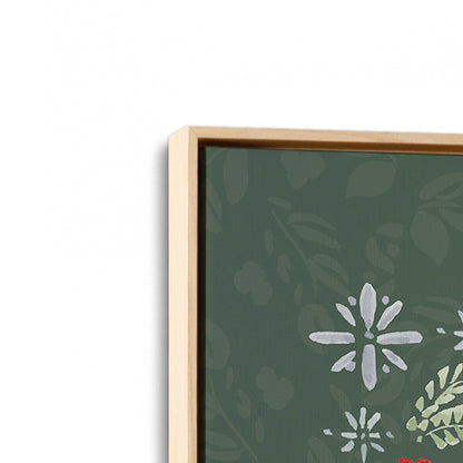 [Color:American Maple], Picture of art in an American Maple frame at an angle