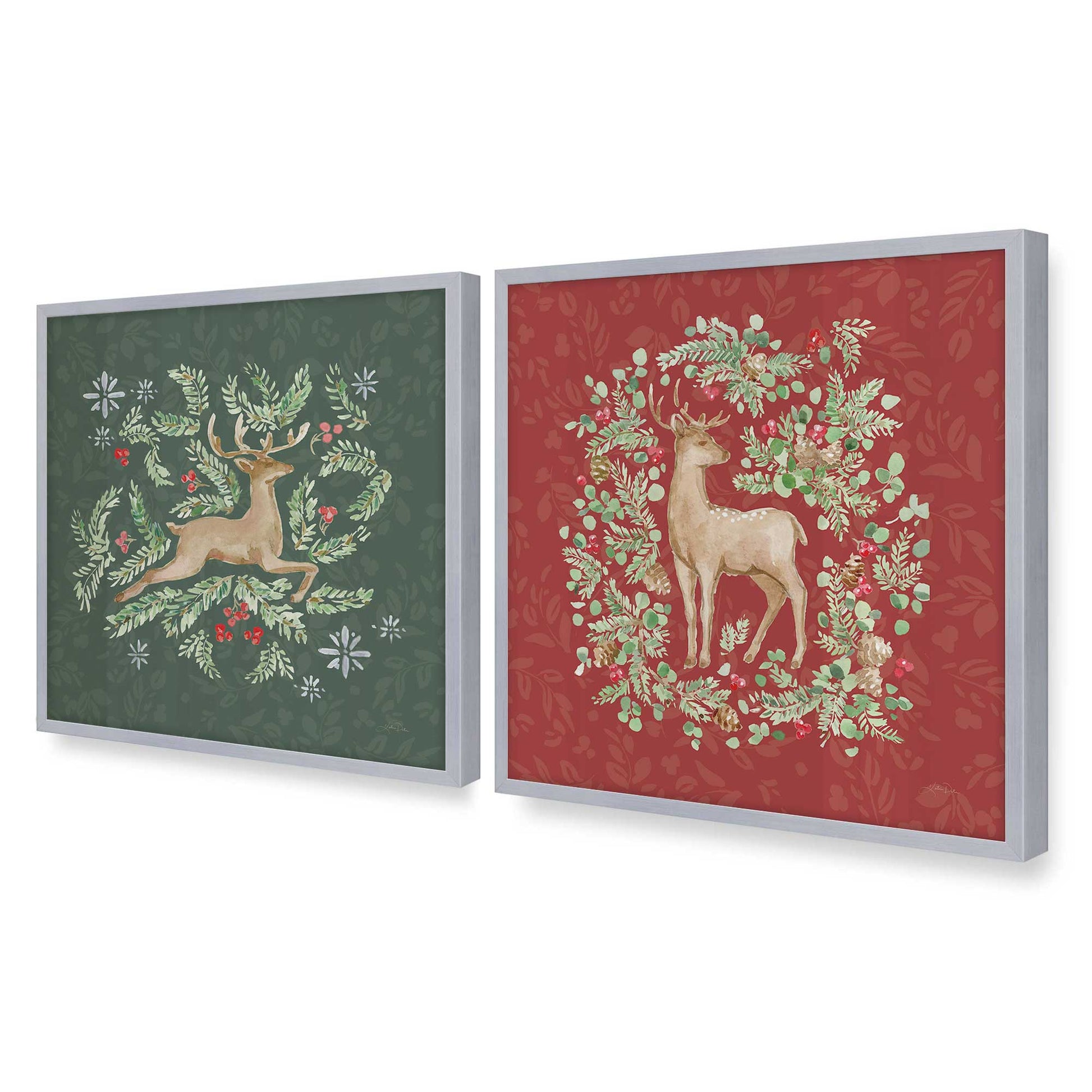 [Color:Polished Chrome], Picture of art in a Polished Chrome frame of the corner