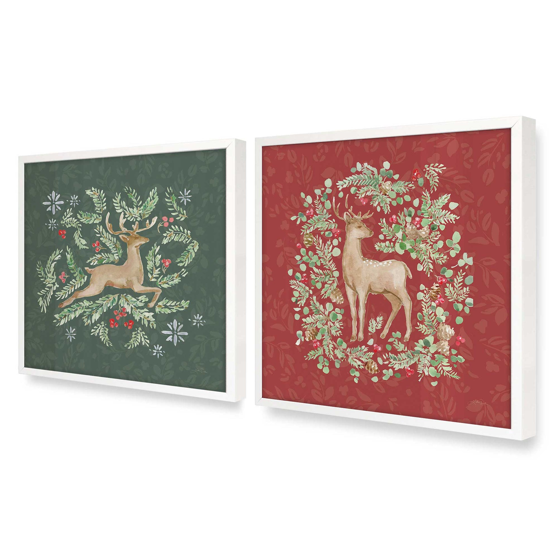 [Color:Opaque White], Picture of art in an Opaque White frame at an angle