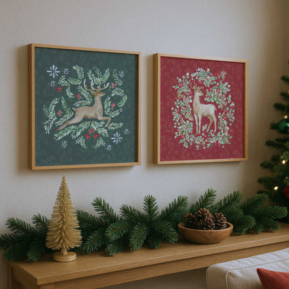 [Color:Walnut], Picture of art in a Walnut frame