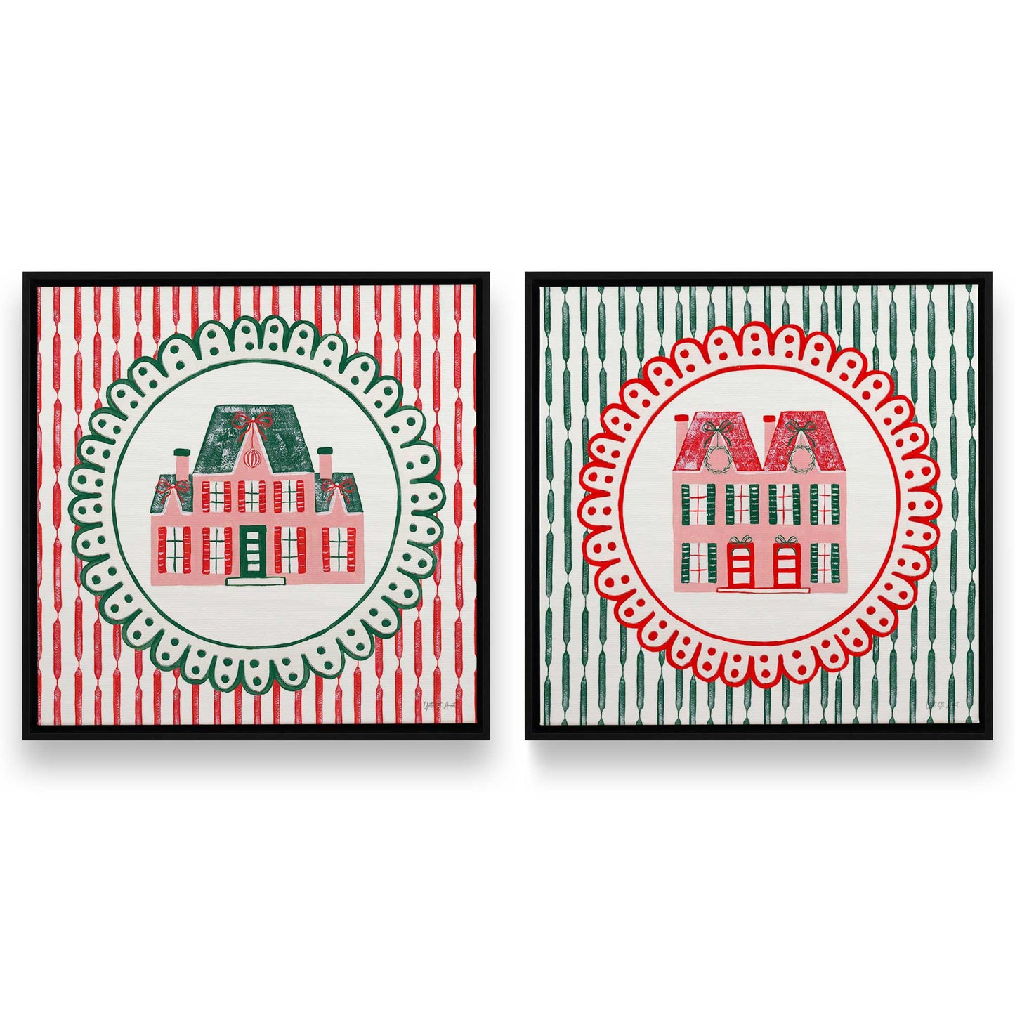 [Color:Satin Black], Picture of art in a Satin Black frame