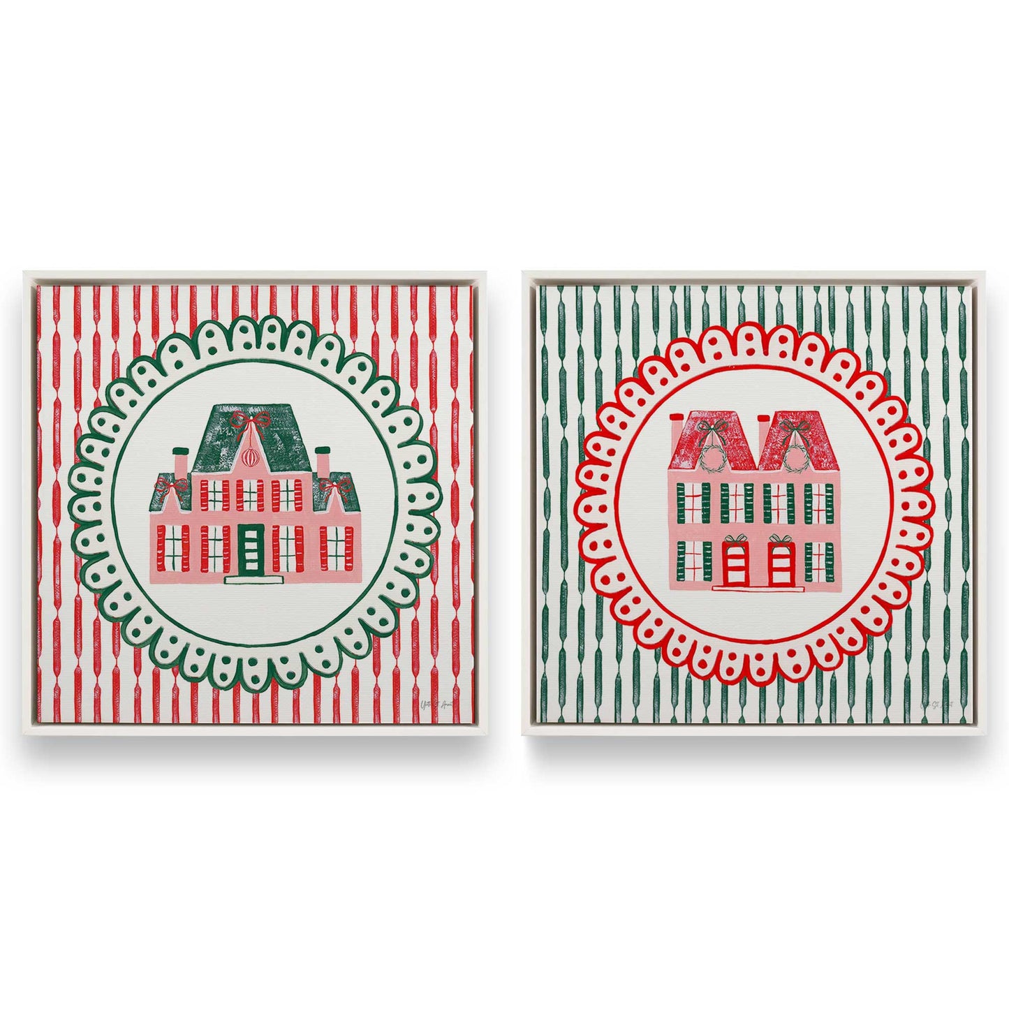 [Color:Opaque White], Picture of art in a White frame