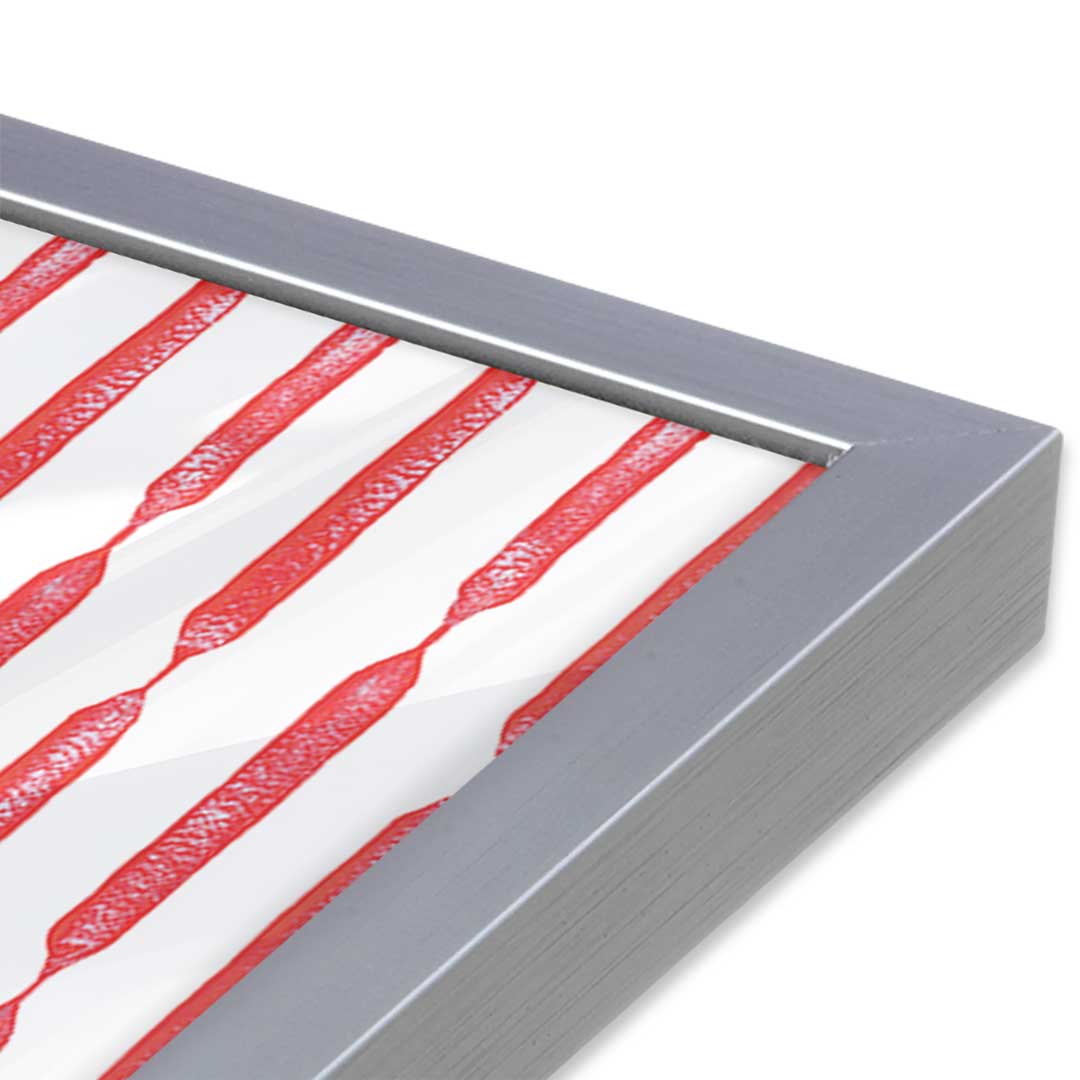 [Color:Polished Chrome], Picture of art in a Polished Chrome frame at an angle