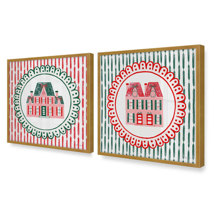 [Color:Polished Gold], Picture of art in a Polished Gold frame of the corner