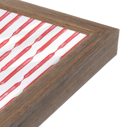 [Color:Walnut], Picture of art in a Walnut frame of the corner